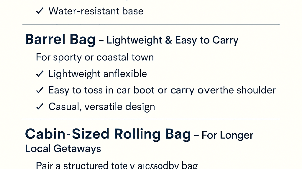 Best Travel Bags for UK Staycations in 2025 - All About Annie LTD