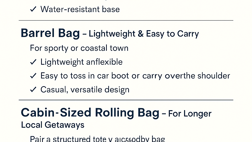 Best Travel Bags for UK Staycations in 2025