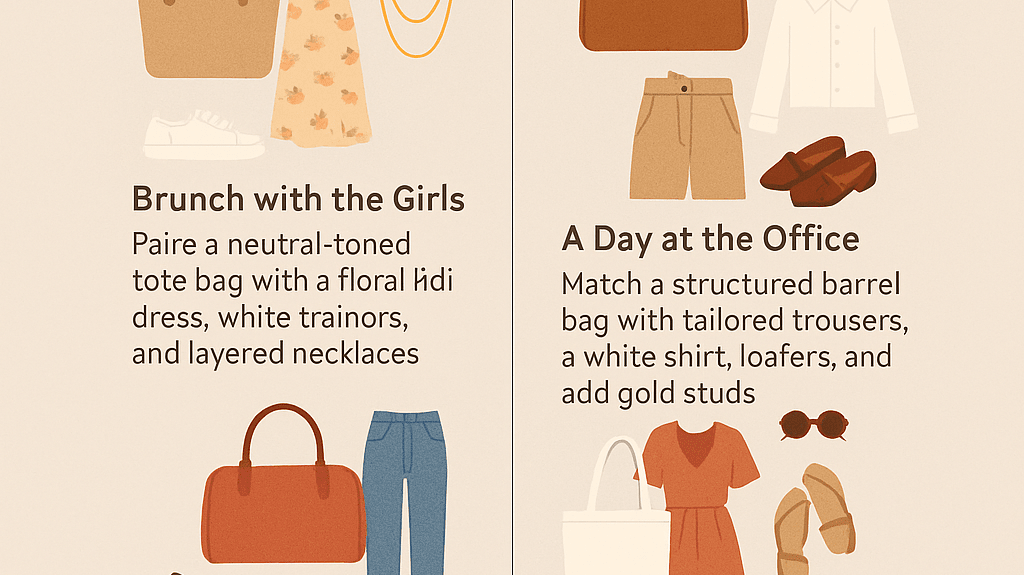 How to Style Your Favourite Tote or Barrel Bag for Any Occasion - All About Annie LTD