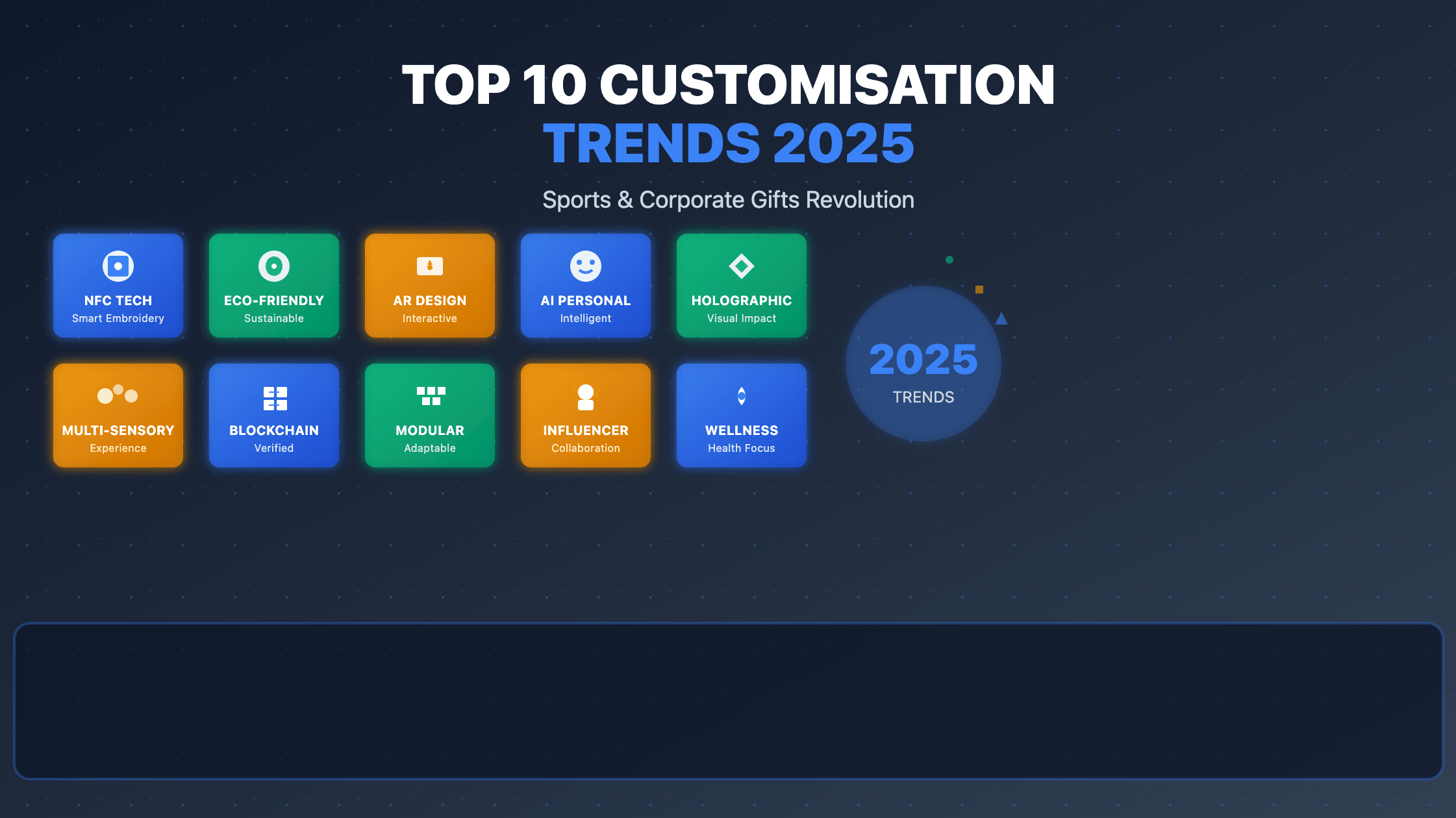 Top 10 Trending Customization Ideas for Sports and Corporate Gifts in 2025 - All About Annie LTD