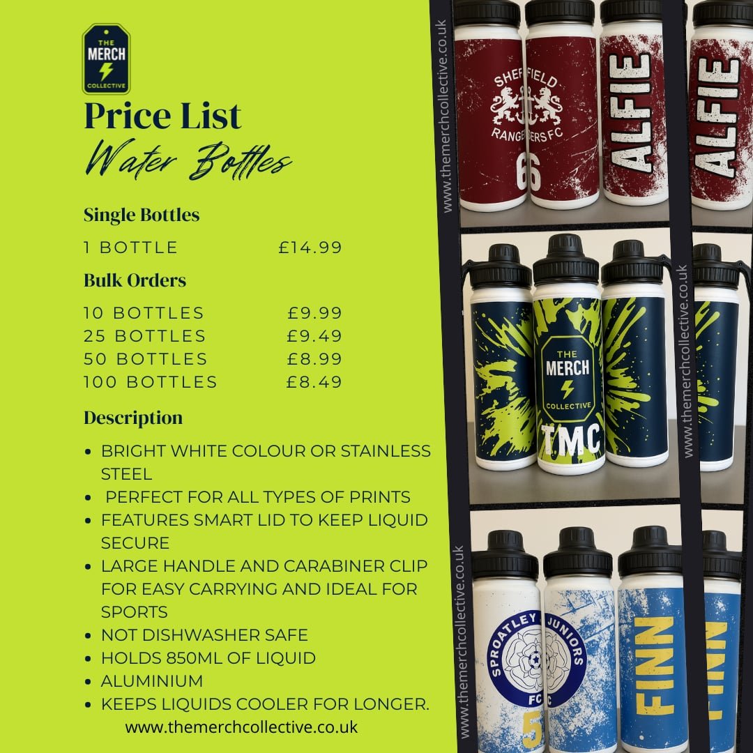 850ml Water Bottle - All About Annie LTD