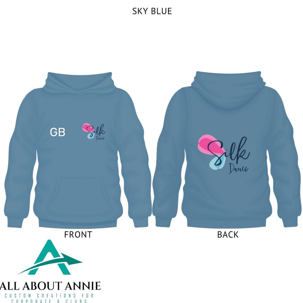 Adults Hoodie - Sky Blue