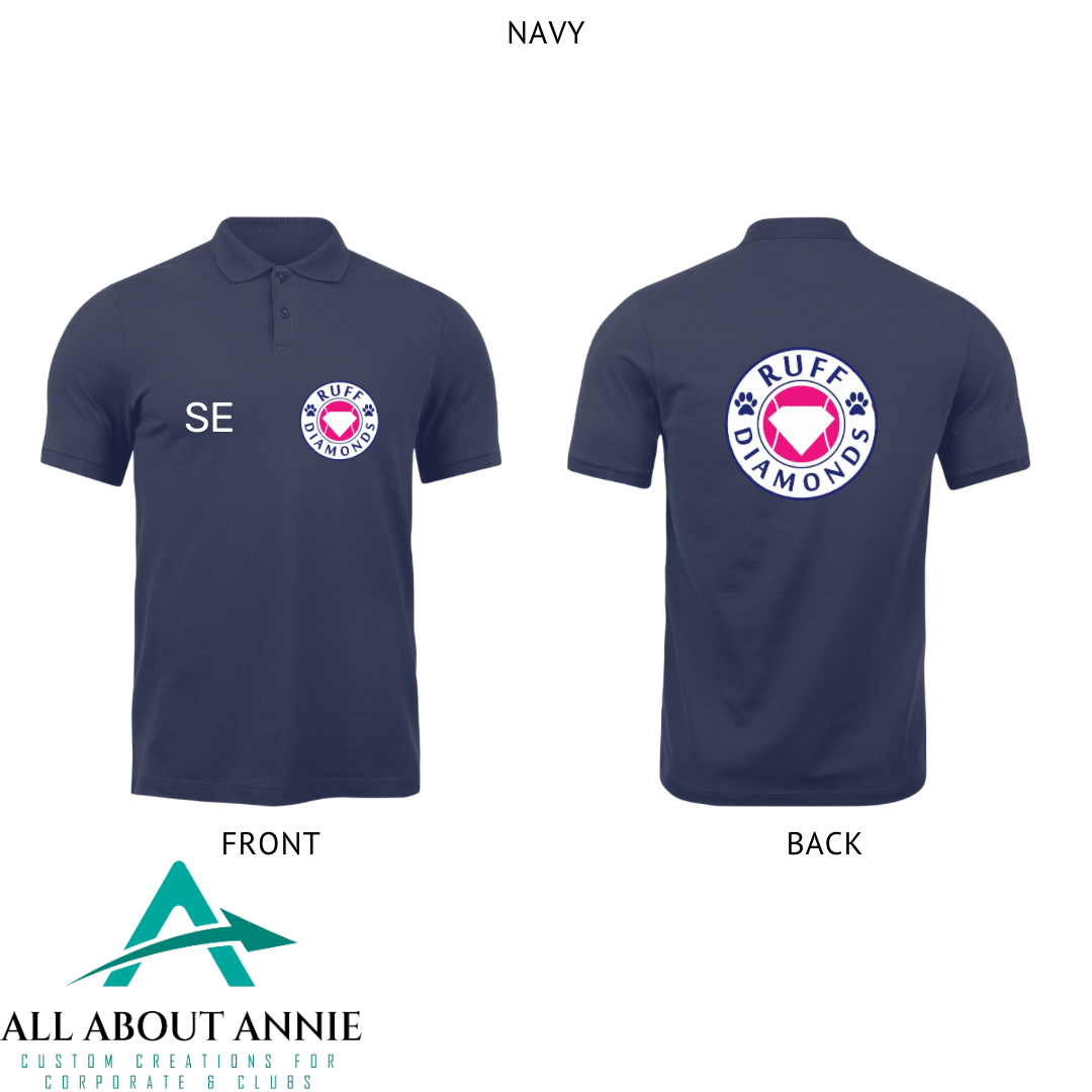 Kids Polo T-Shirts - Navy