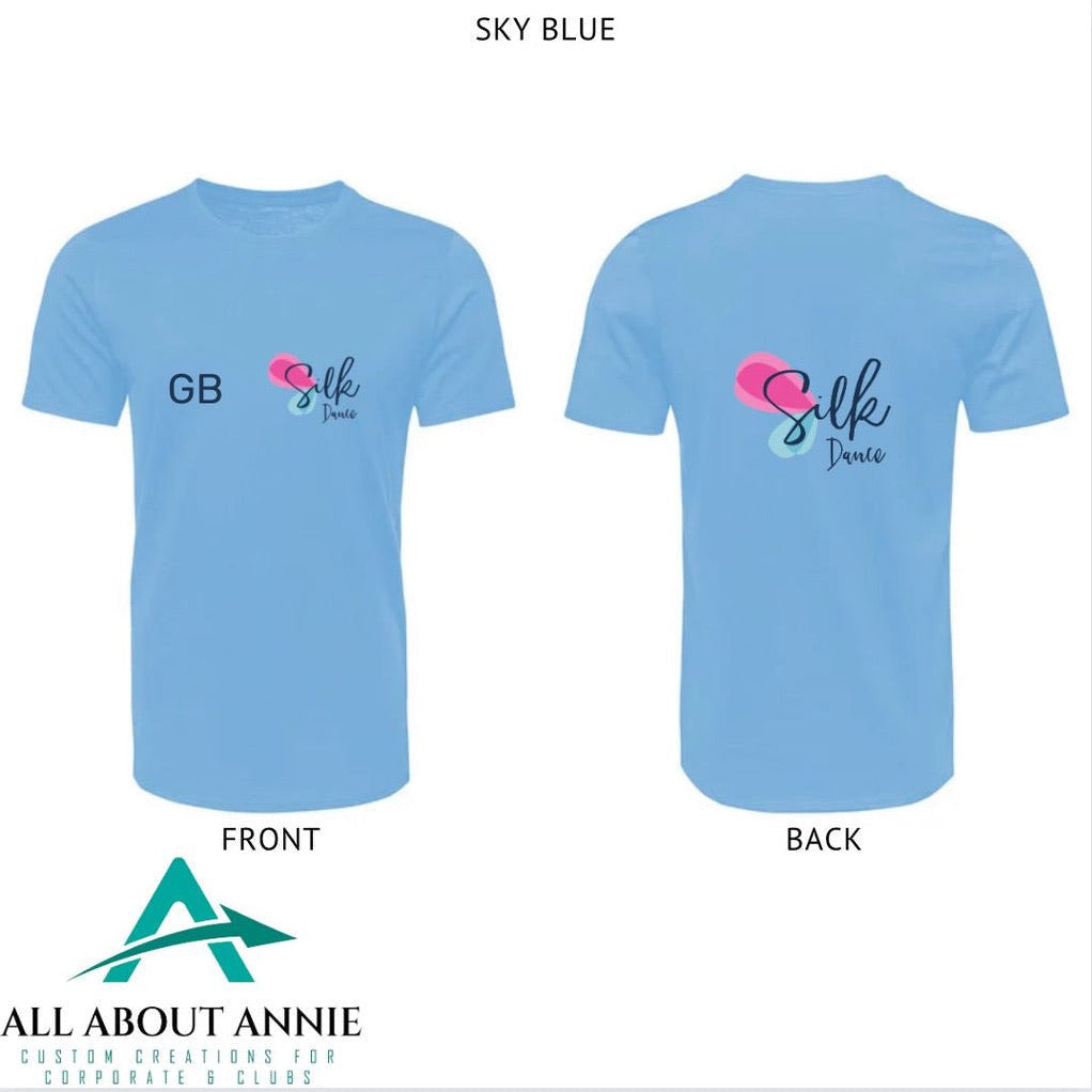 Kids Sports T-Shirts - Sky Blue