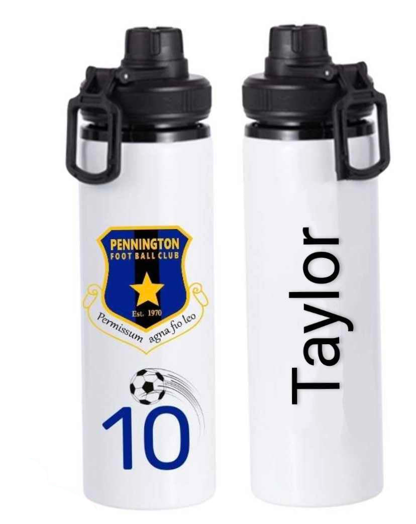 Pennington FC 850ml Water Bottle Black