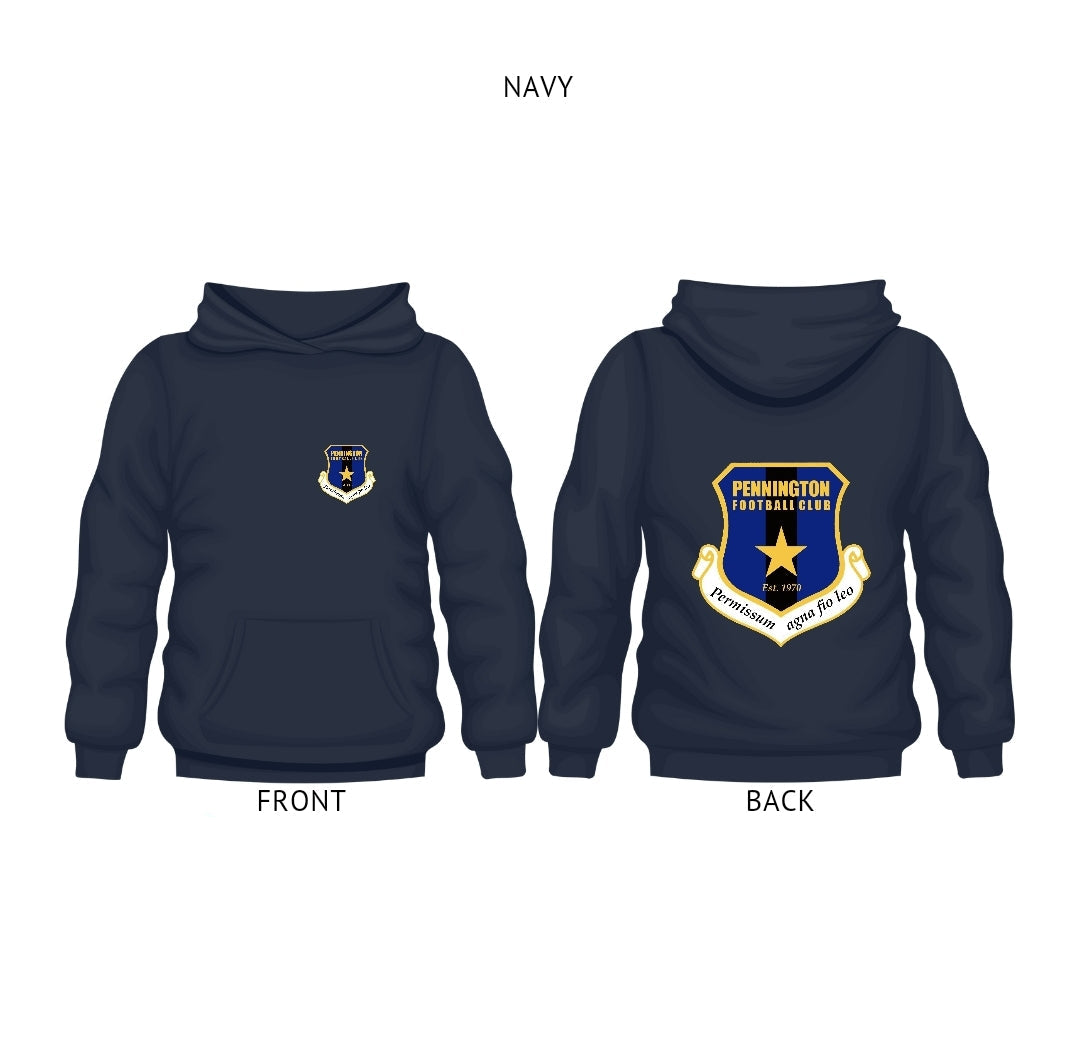 Pennington FC Adults Hoodie Navy