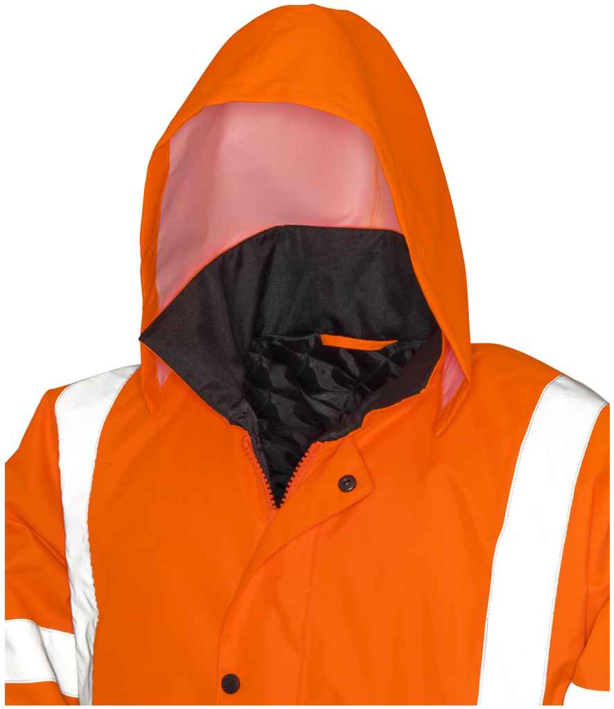 RS452 Fluorescent Orange/Black Detail