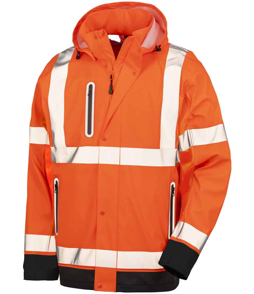 RS507 Fluorescent Orange/Black Front