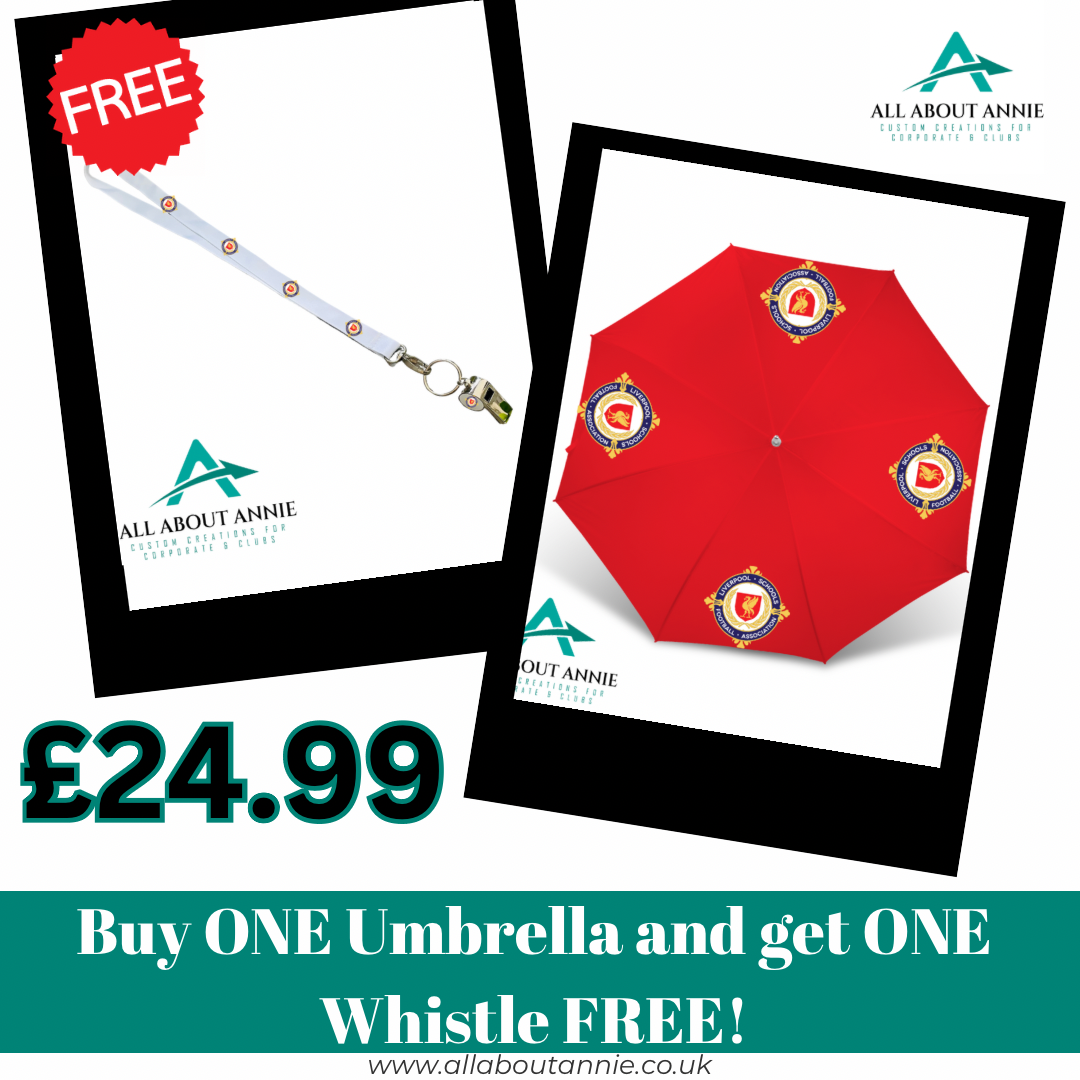 Umbrella & Whistle Bundle - Red