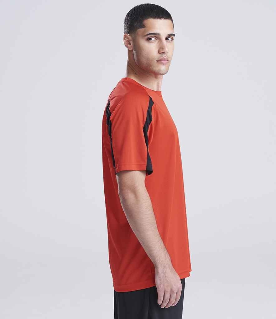 Adults Cool Contrast Wicking T-Shirt - The Merch Collective UK