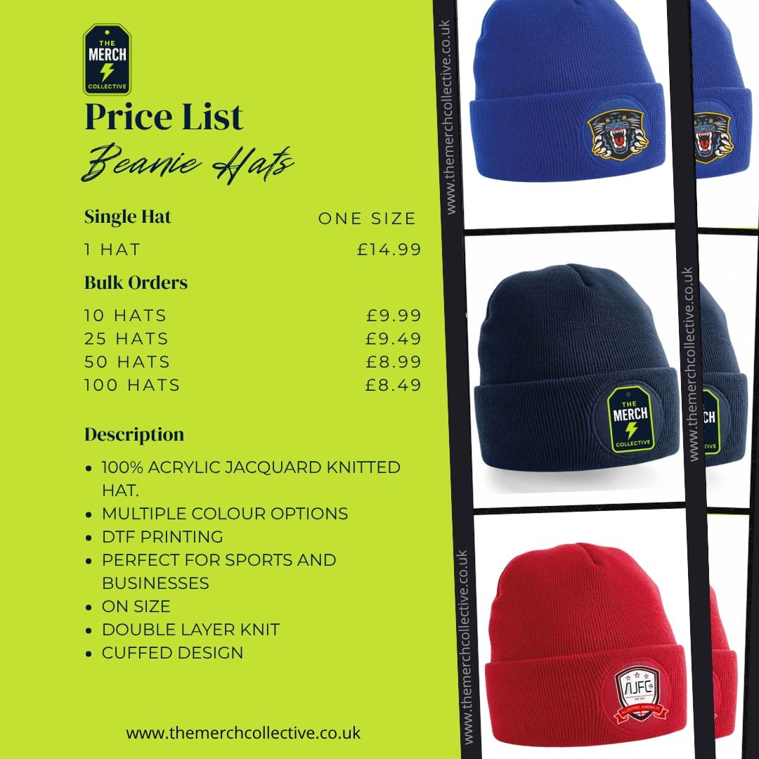 Beanie Hat - The Merch Collective UK