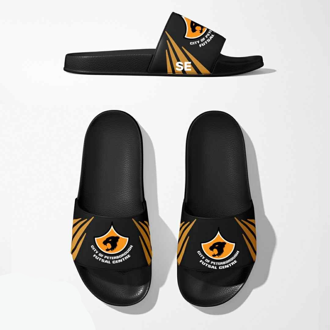 City of Peterborough Futsal Centre Kids Premium Sports Sliders - The Merch Collective UK