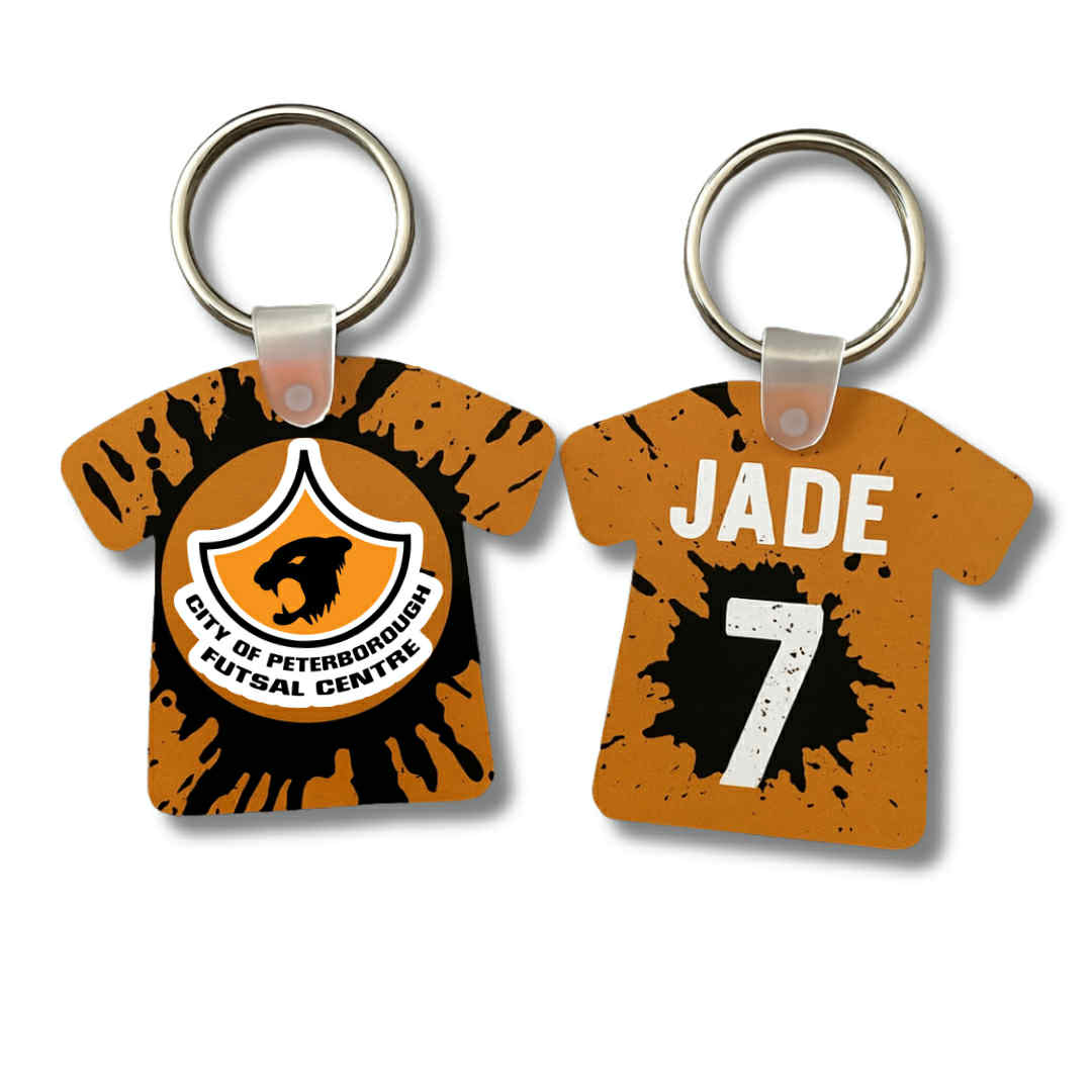 City of Peterborough Futsal Keyring - The Merch Collective UK
