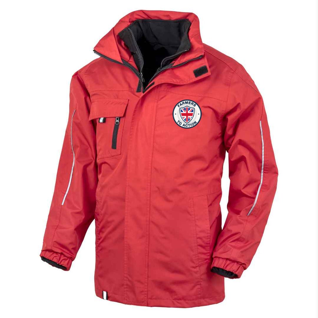 Farmers To Action 3 in 1 Jacket - The Merch Collective UK