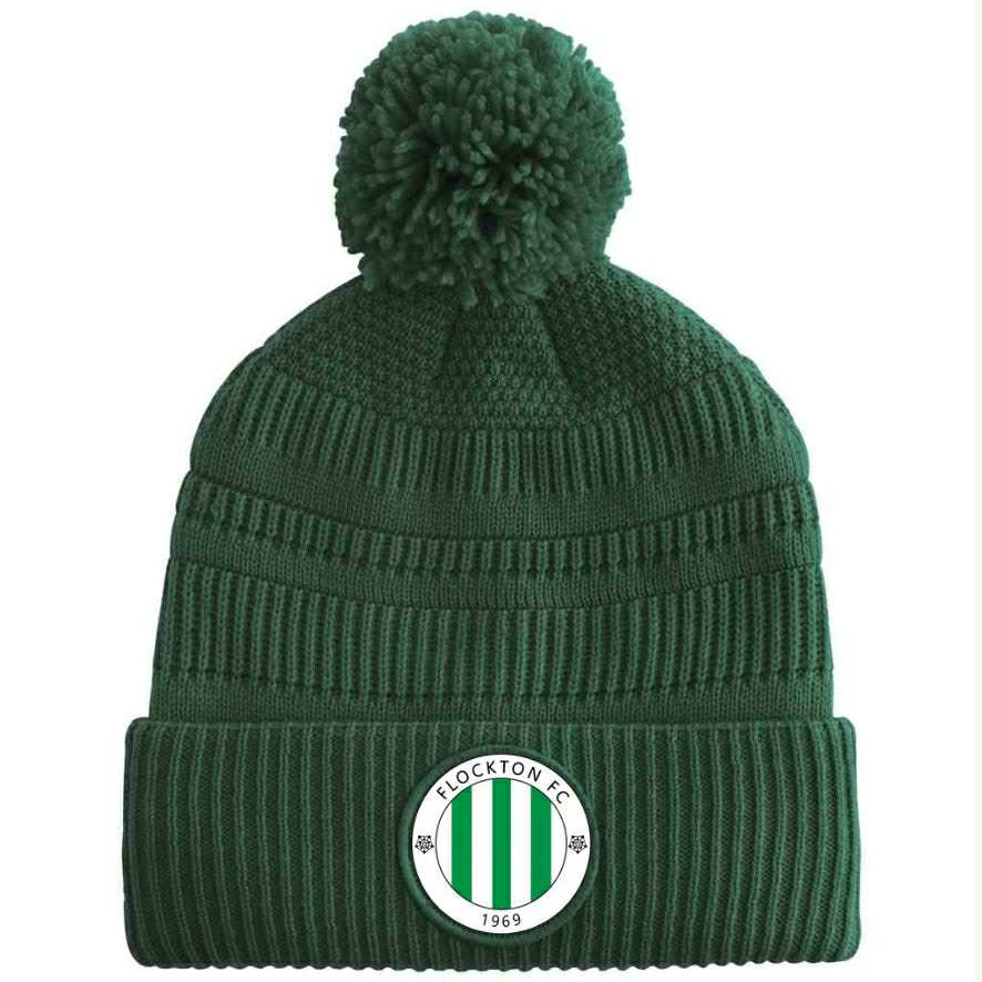 Flockton FC Bobble Beanie Hat - The Merch Collective UK