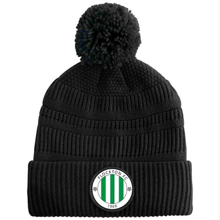 Flockton FC Bobble Beanie Hat - The Merch Collective UK