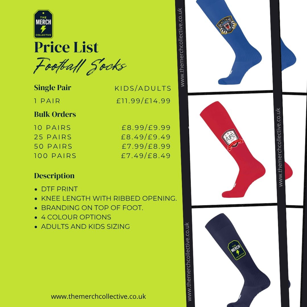Football Socks - The Merch Collective UK