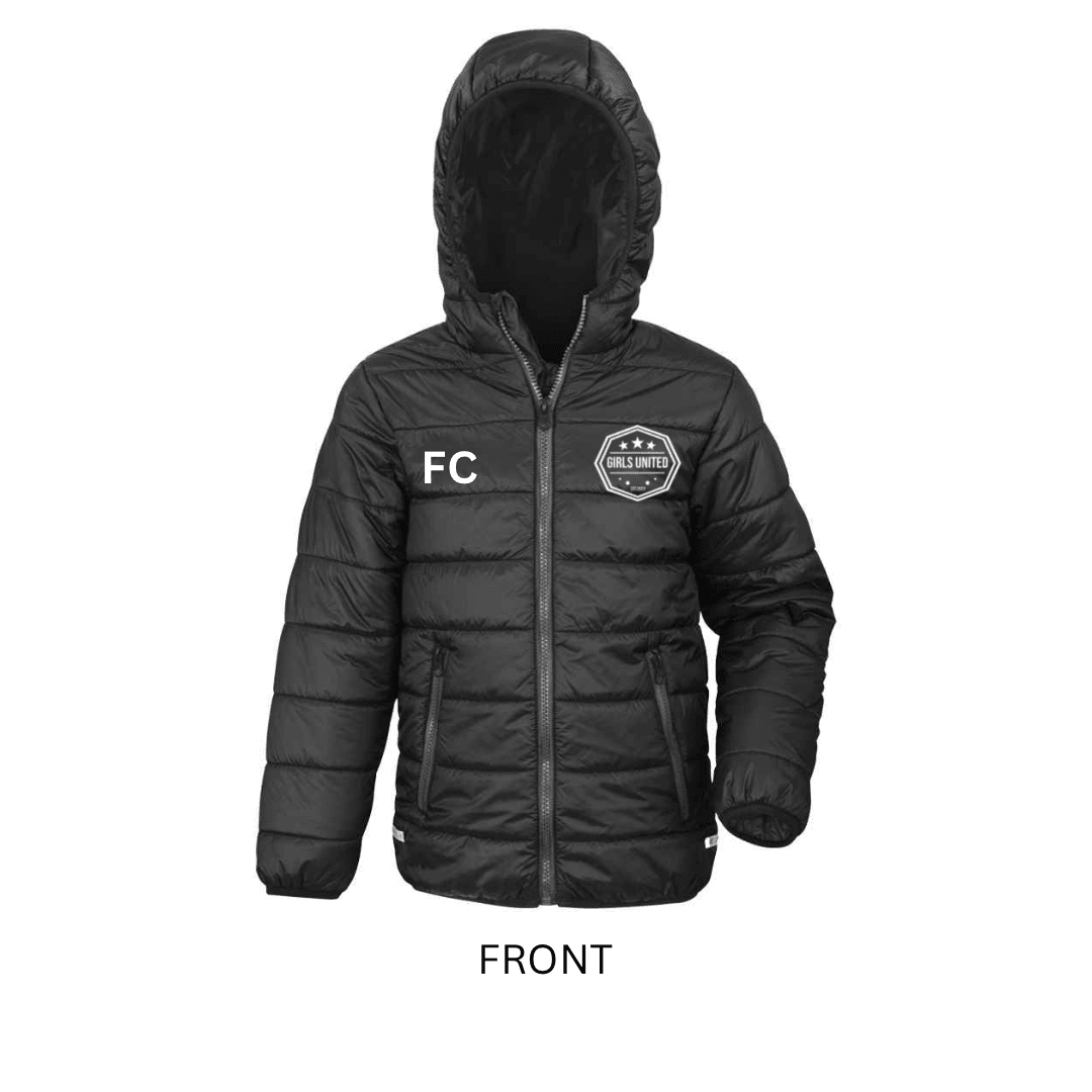 Girls United Adults Core Soft Padded Jacket - The Merch Collective UK