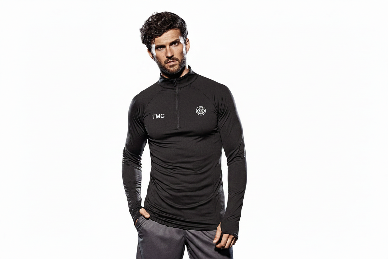 Half Zip Active Top Men’s - The Merch Collective UK