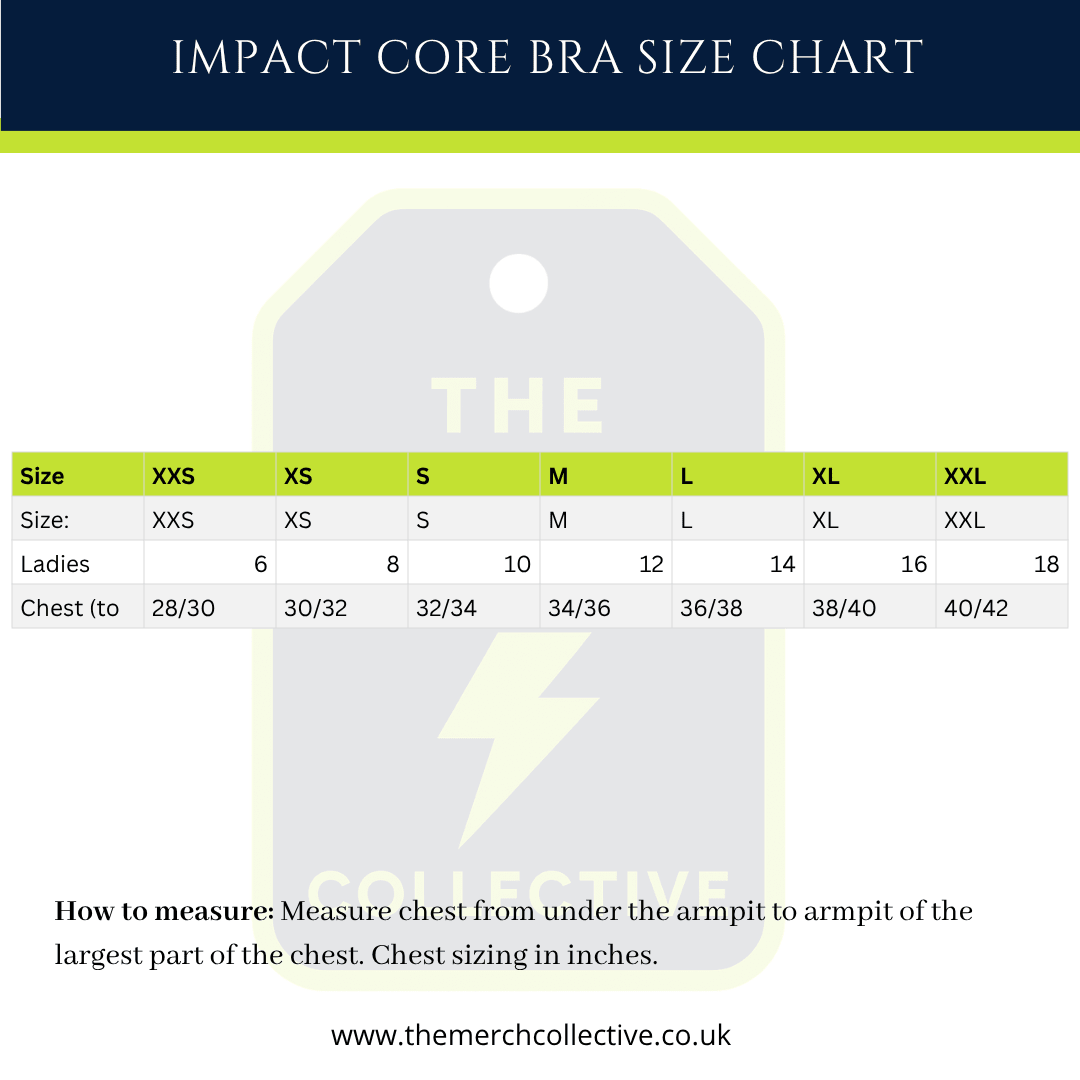 Impact Core Bra - The Merch Collective UK