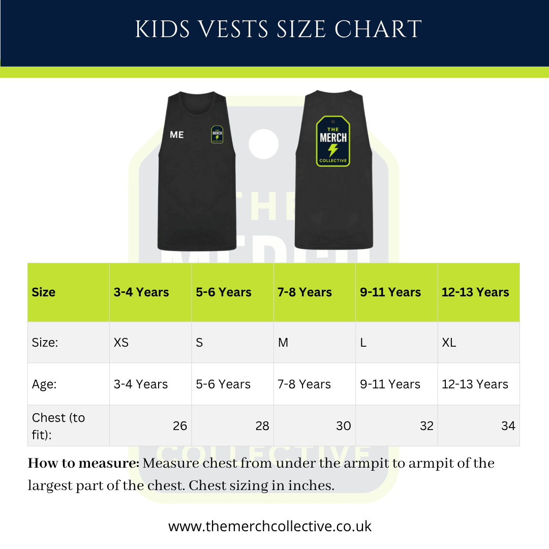 Kids Vests - The Merch Collective UK