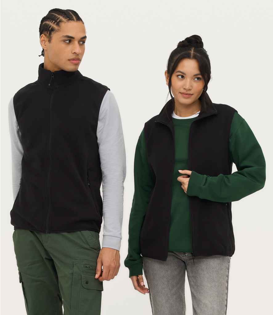 Premium Unisex Factor Recycled Micro Fleece Bodywarmer - The Merch Collective UK