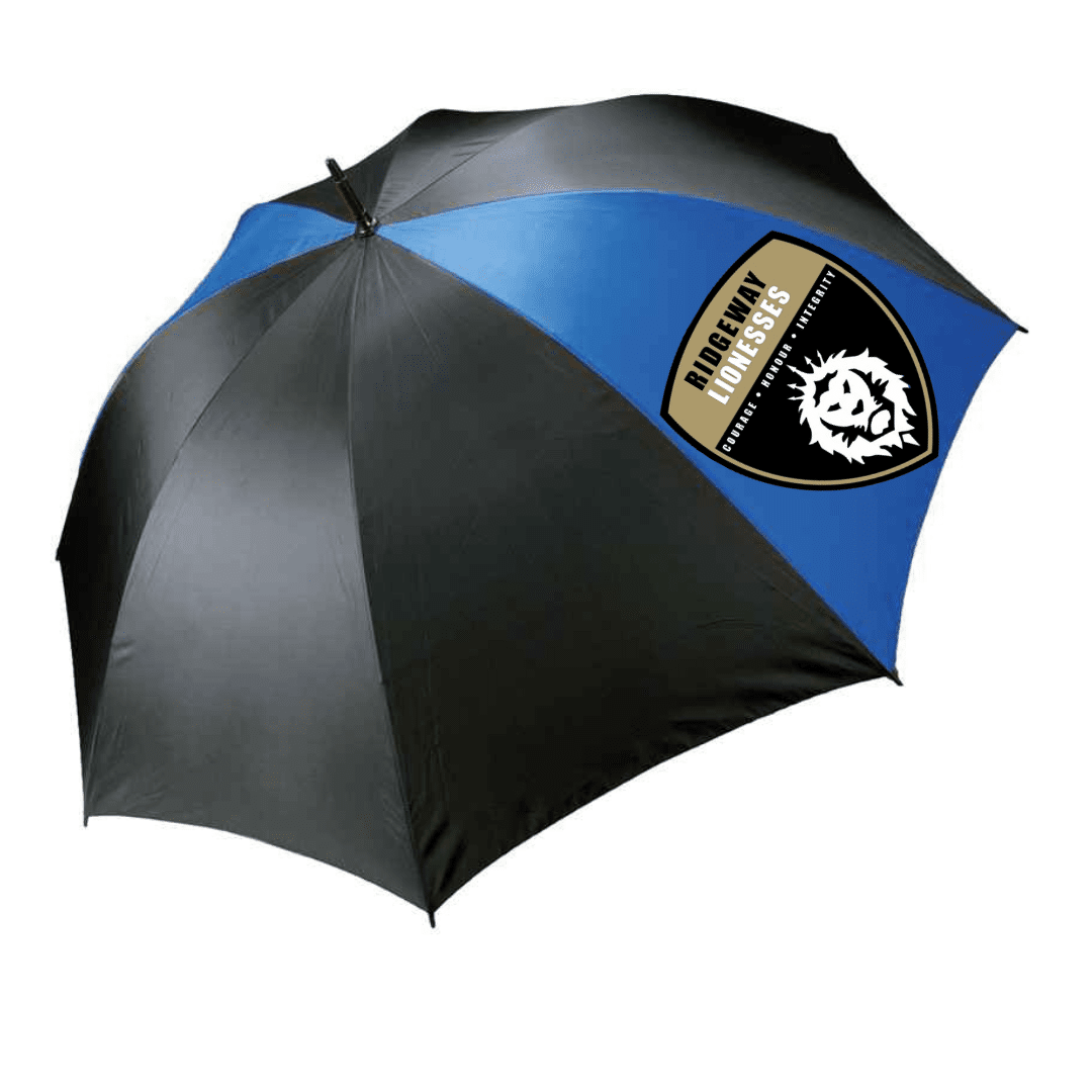 Ridgeway Lionesses Golf Umbrella - The Merch Collective UK