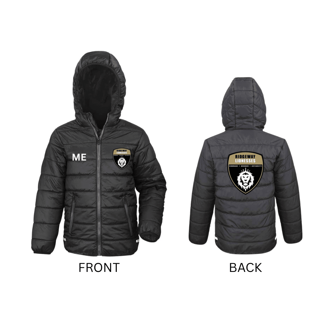 Ridgeway Lionesses Kids Core Soft Padded Jacket - The Merch Collective UK