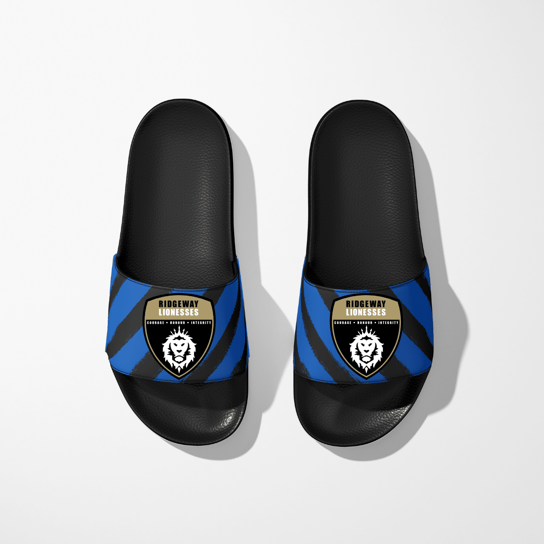 Ridgeway Lionesses Kids Premium Sports Sliders - The Merch Collective UK