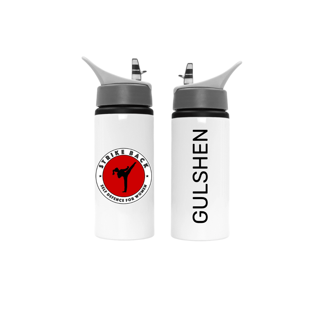 Strike Back 750ml Straw Top Water Bottle - The Merch Collective UK