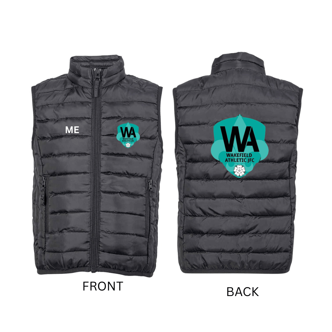 Wakefield Athletic JFC Adults Padded Gilets - The Merch Collective UK
