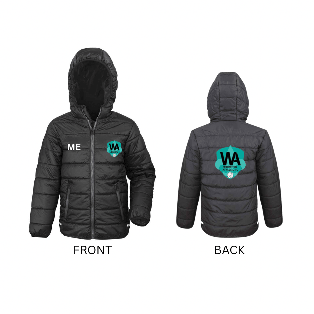 Wakefield Athletic JFC Kids Core Soft Padded Jacket - The Merch Collective UK