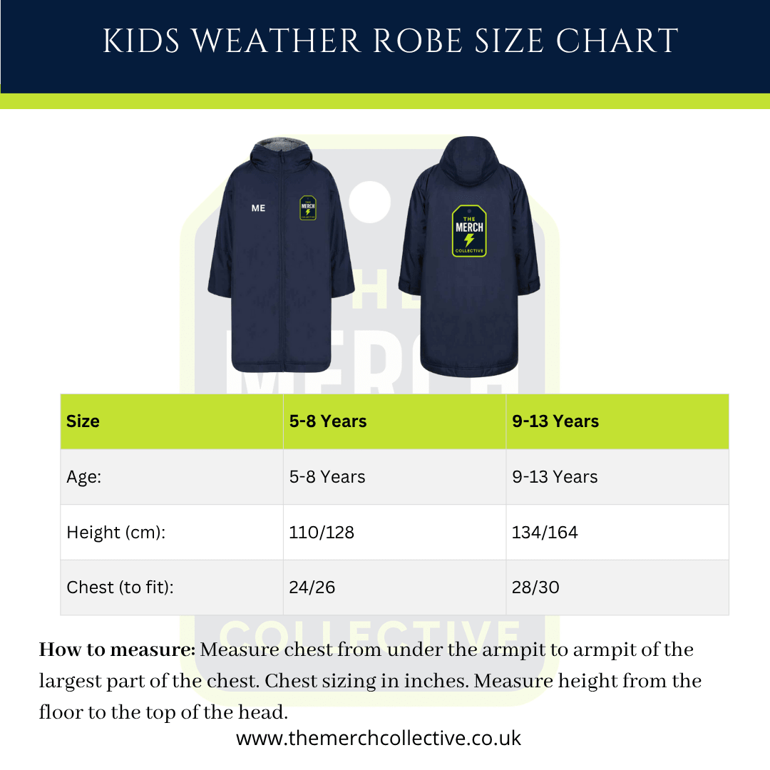 Wakefield Athletic JFC Kids Weather Robe - The Merch Collective UK