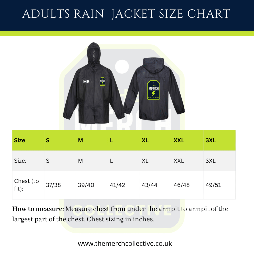Wakefield City Adults Rain Coat - The Merch Collective UK
