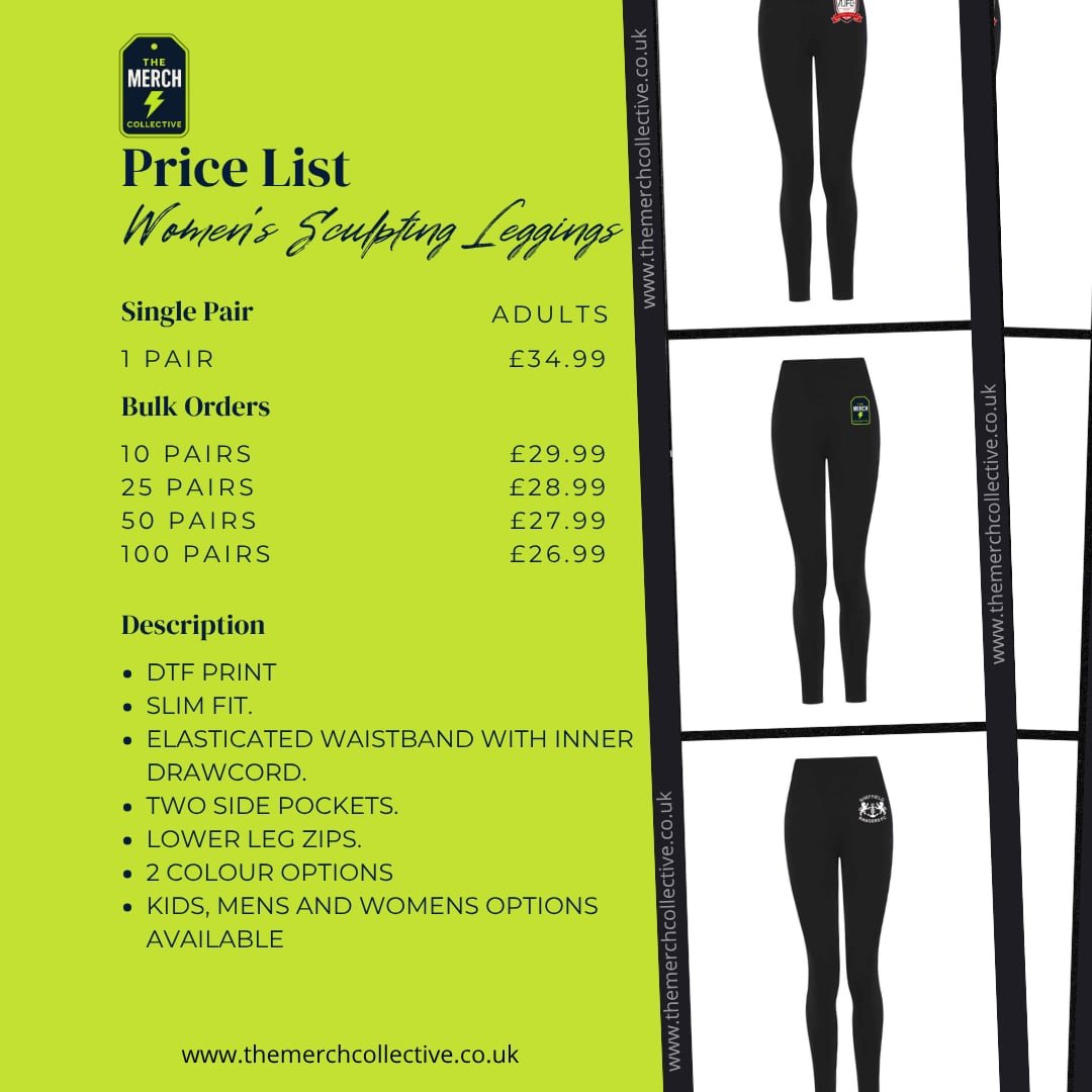 Women's Sculpting Leggings - The Merch Collective UK