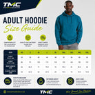 Adults Hoodie Size Guide