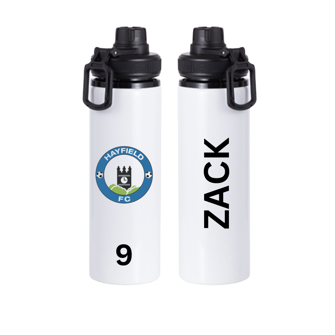 Hayfield FC 850ml Water Bottle Black