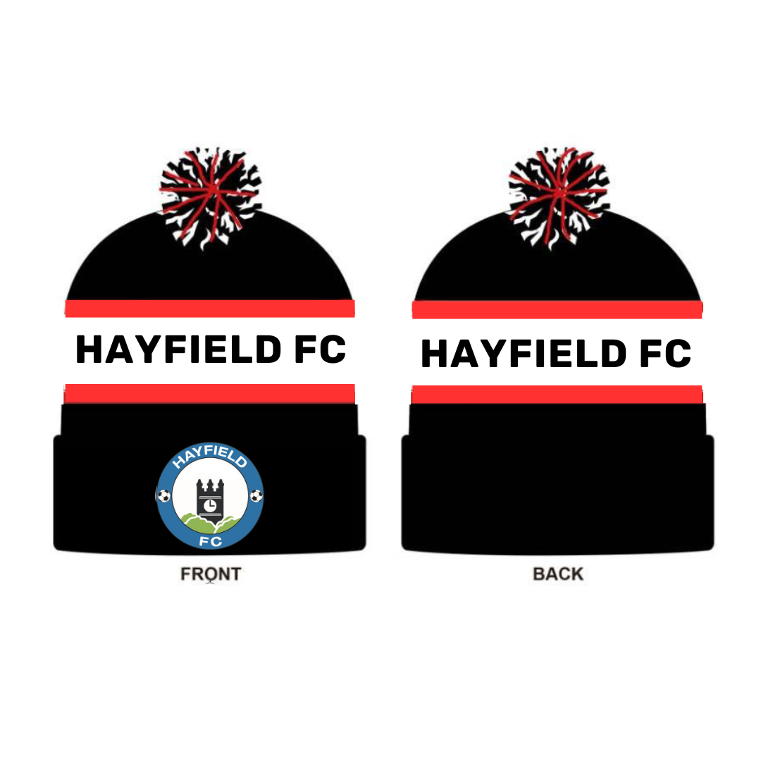 Hayfield FC Bobble Hat. 