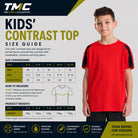 Kids Contrast Top Size Guide