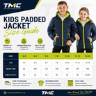 Kids Padded Jacket Size Guide
