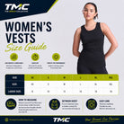 Ladies Cool Vest Size Guide