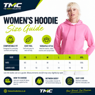 Ladies Hoodie Size Guide