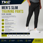 Men's Slim Training Pants Size Guide