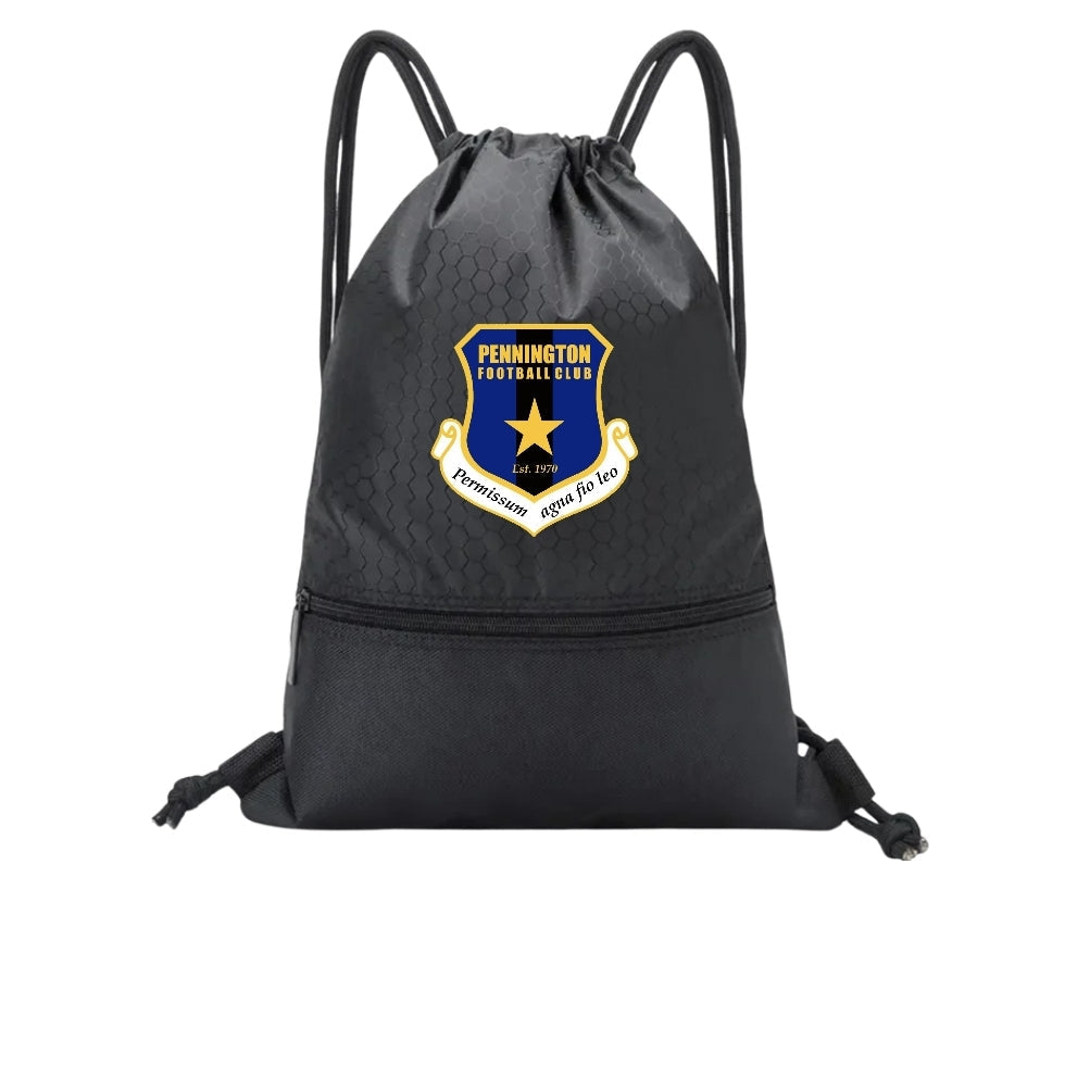 Pennington FC Sports Drawstring Bag Black