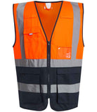 RG464 Orange/Navy Front