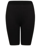 SF Clothing Ladies Fashion Cycling Shorts - Black/Black