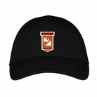 Black cap with Stanway Villa FC logo on a white background