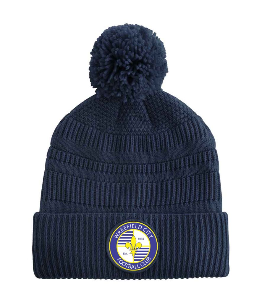 Wakefield City Bobble Beanie Hat