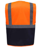 YK103 Orange/Navy Back