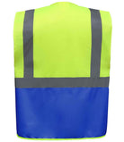 YK103 Yellow/Royal Blue Back